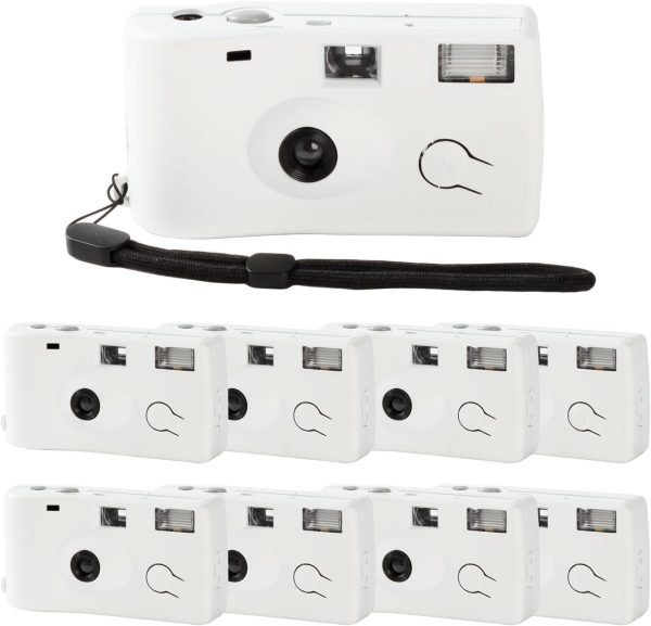 8 Pack of Disposable Cameras for Wedding Bulk Single Use Flash 35mm 17 Film 200 ISO Film Camera for Birthday Concert Travel Anniversary Party Supplies - Image 9